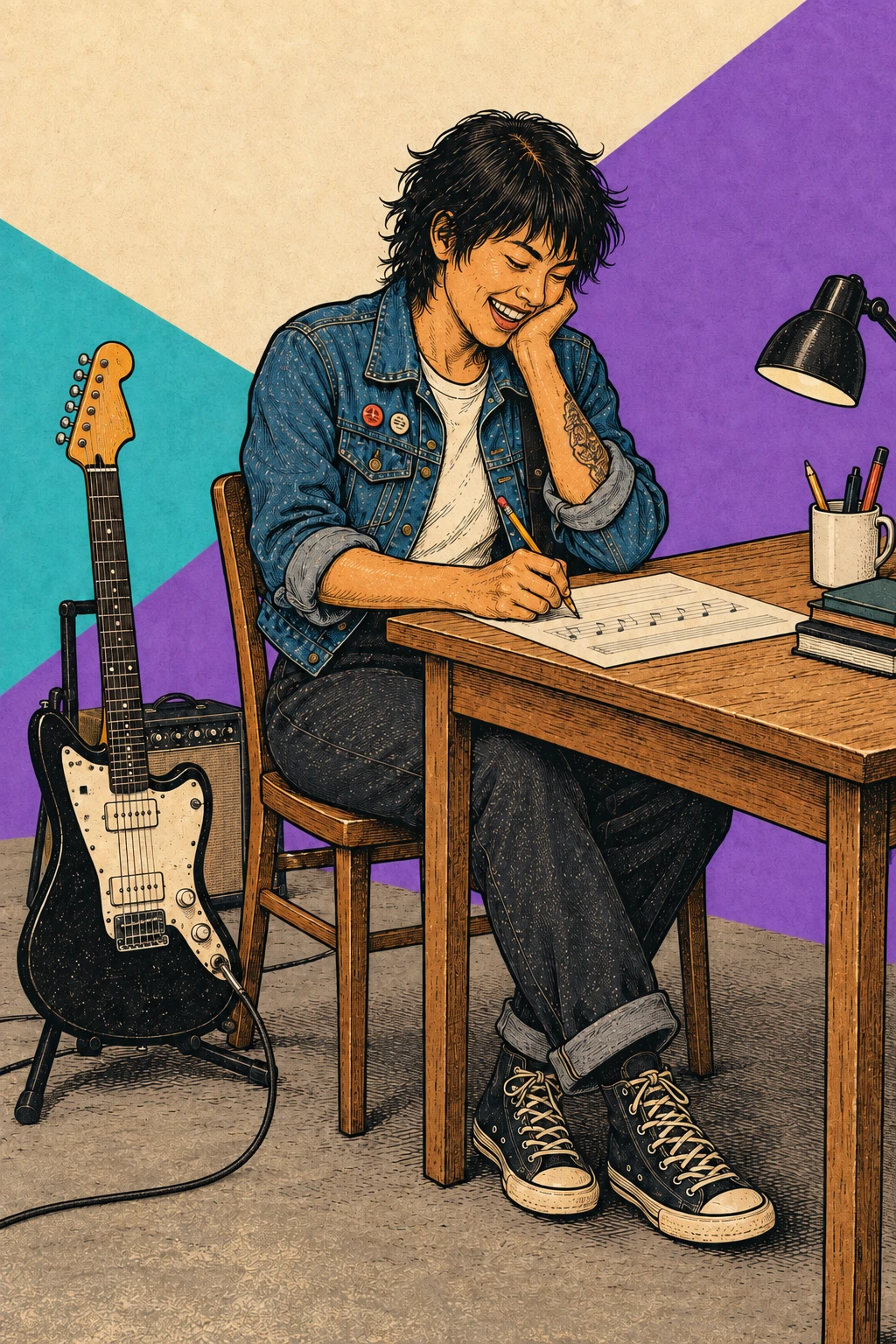 Custom chord-learning pathway artwork. Choose your own keys, qualities, and individual chords.